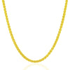 14k Yellow Gold 3.3mm Light Weight Wheat Chain